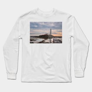 Quiet morning at St Mary's Island Long Sleeve T-Shirt